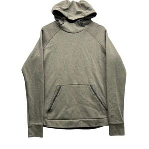 Champion Hoodie Sweatshirt Men's M Olive Green Heathered Athletic Fit Pullover